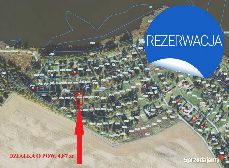 Na Sprzedaż piękna działka o pow 487 m2
