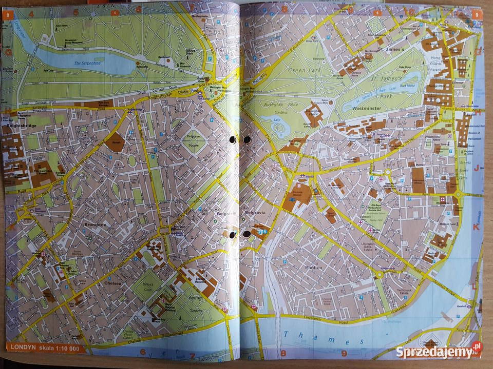 Samochodowy atlas EUROPY plany centrum miasta 10 Złotniki sprzedam