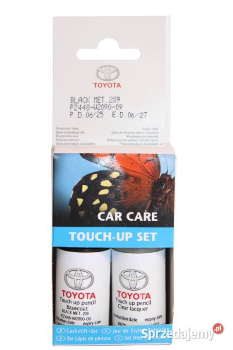 TOYOTA Lakier zaprawka 209 Black Mica Chemia blacharsko-lakiernicza sprzedam