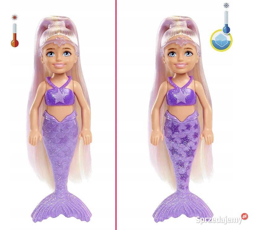 BARBIE CHELSEA KOLOROWA NIESPODZIANKA SYRENKA Mattel