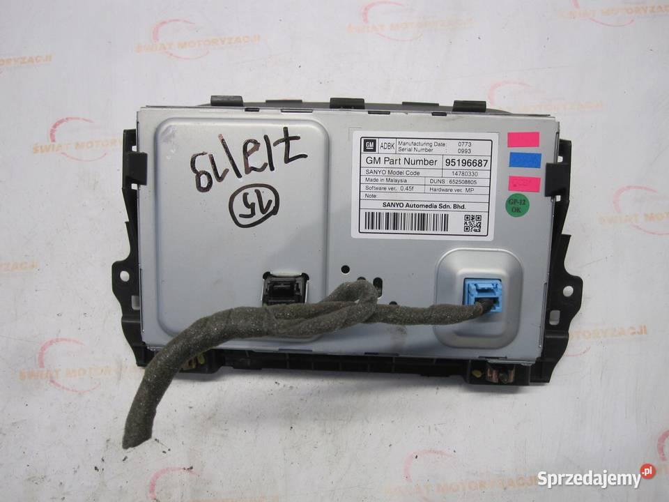 OPEL ZAFIRA TOURER C 13r wyświetlacz nawigacji świętokrzyskie Kielce