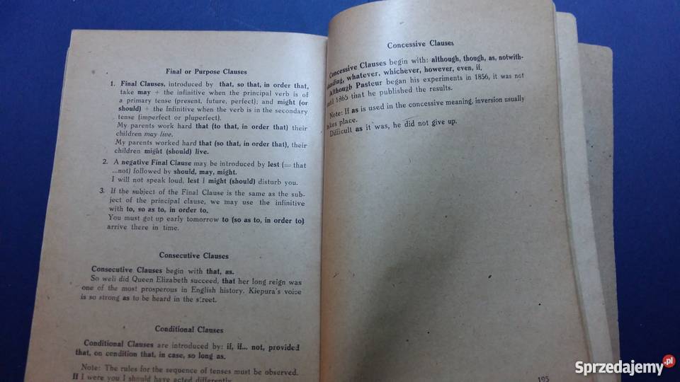 Readings about England and America 1946r Klara Książki do nauki języka obcego