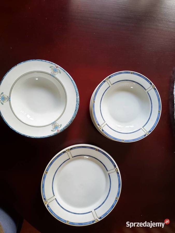Zestaw 15 talerzy z porcelany Burg Lindau dolnośląskie Oława sprzedam