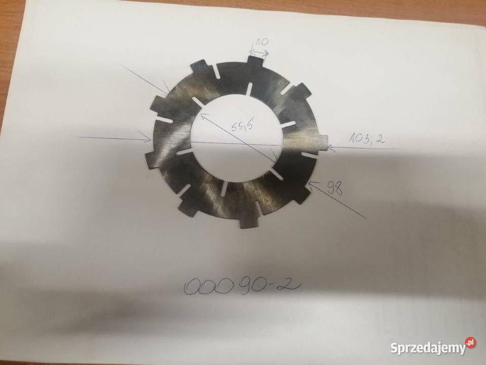 Płytki sprzęgłowe do wiertarki 2H55 Poznań sprzedam