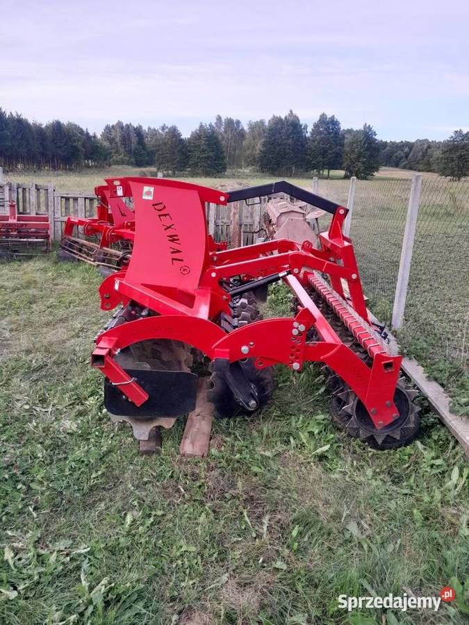 Agregat uprawowy siewny brona kompaktowa wał