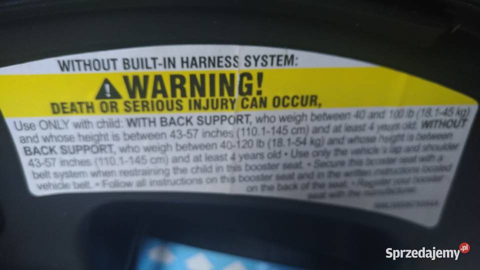 Fotelik GRACO 4 EVER 1845 do 150 RWFFWF 1 ISOFIX Łódź