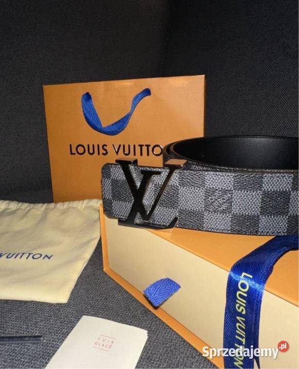 pasek louis vuitton damier graphite Paski