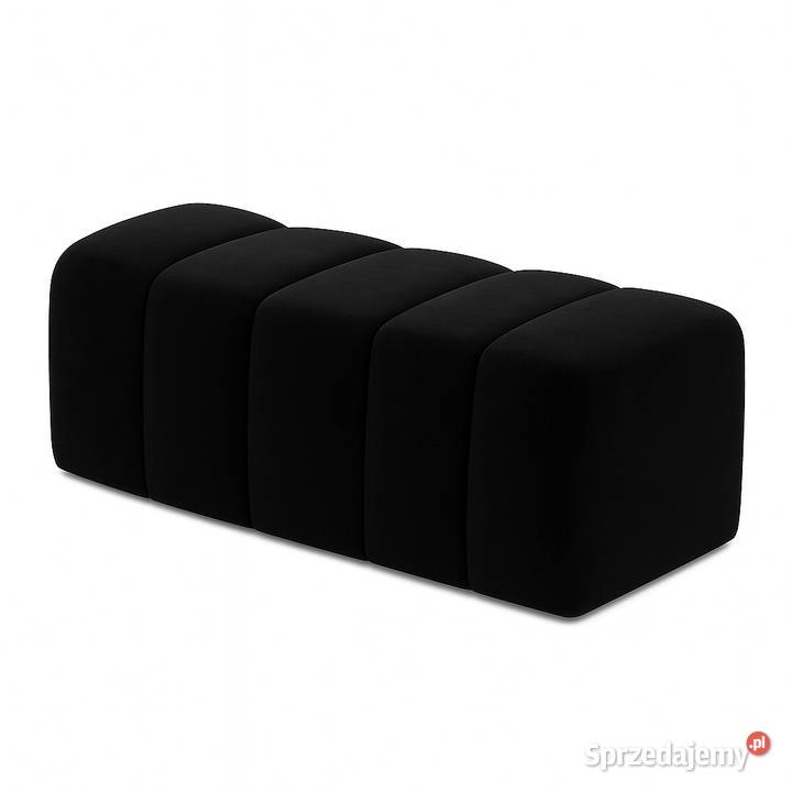 Pufa Tapicerowane Bubble Premium Czarna Edite Pufy i podnóżki mazowieckie sprzedam