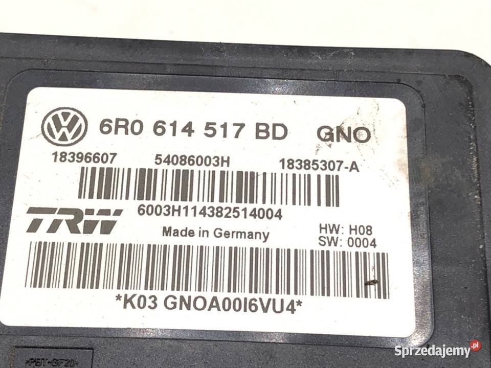 POMPA ABS SKODA RAPID 6R0614517BD 16 105 sprzedam