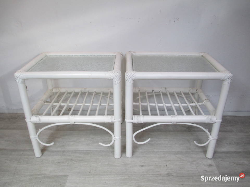 Para stolików nocnychratanlata 60 Vintage sprzedam