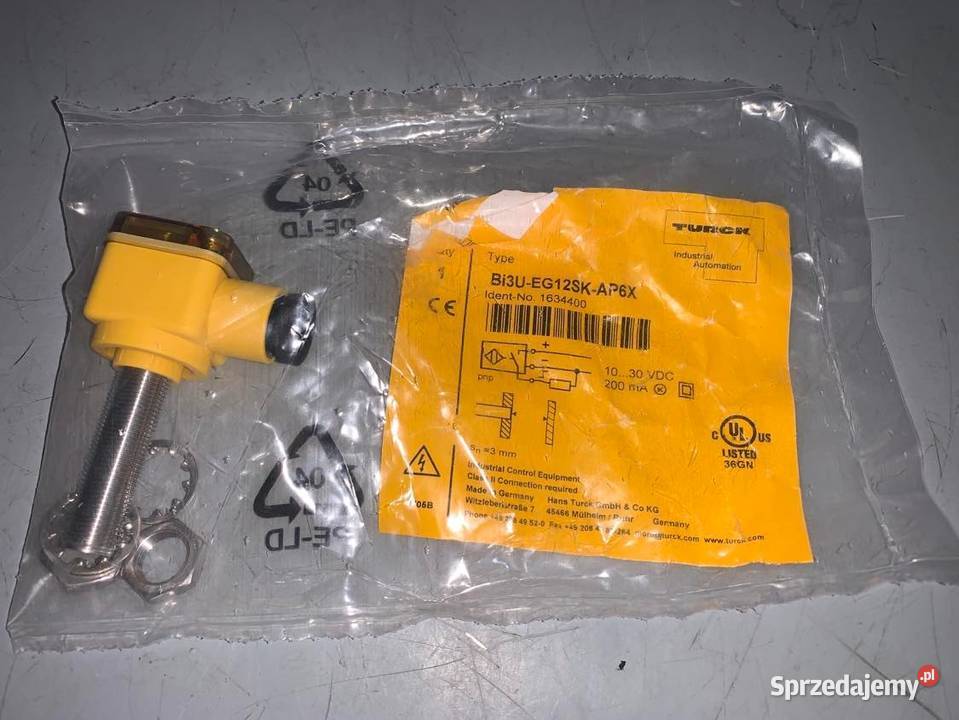 Czujnik indukcyjny Turck Bi3UEG12SKAP6X Warszawa sprzedam