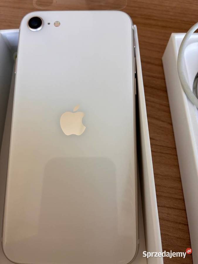 iPhone SE 2022 3 generacji 64GB biały komplet lubelskie Lublin sprzedam