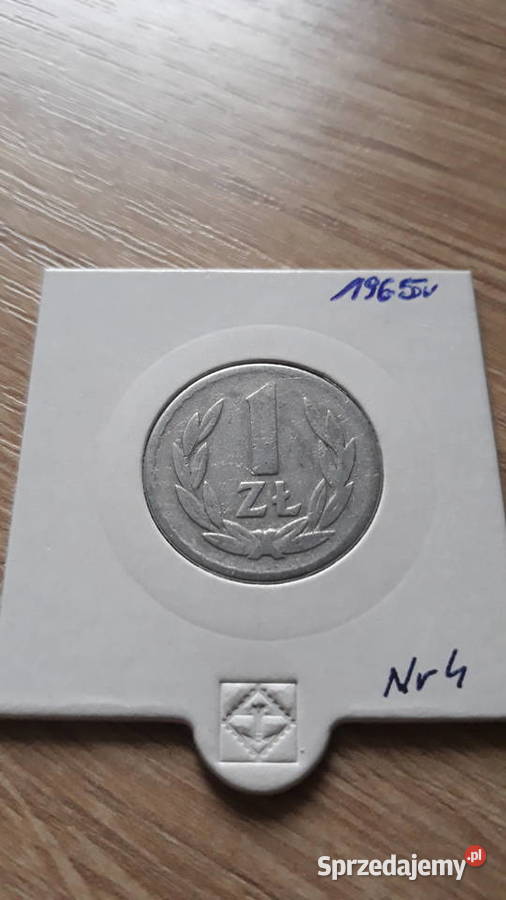 1 złoty 1965 r PRL 4 Rzadkość