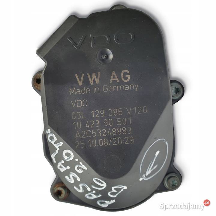 NASTAWNIK KLAP KOLEKTORA VW Passat B6 20 TDI osobowe Chełm