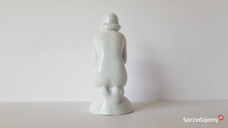 Stara porcelanowa figurka Klęcząca Kobieta Dąbrowa Górnicza