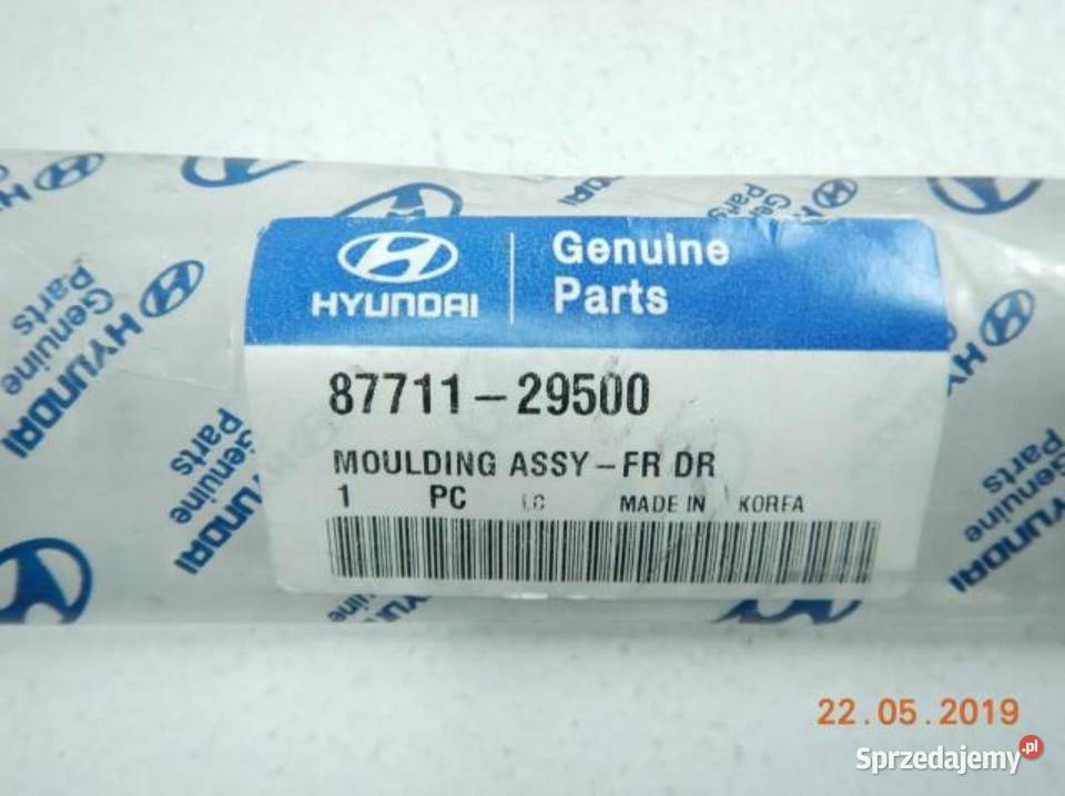 LISTWA DRZWI LEWY PRZÓD HYUNDAI ELANTRA 9500