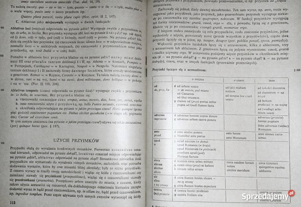 Gramatyka opisowa języka łacińskiego Jan lubelskie Chełm