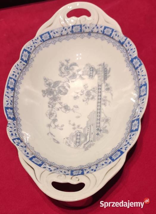PATERA CHINA BLAU
z rzadką czerwona sygnaturą łódzkie Pabianice