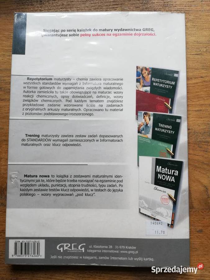 Chemia trening maturzysty P Olszewski E Kowal Kraków