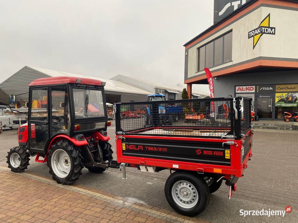 Przyczepa T9632 Nela z nadstawką siatkową i