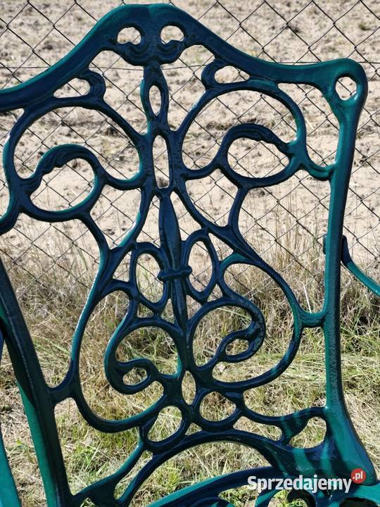 Klasyczny Aluminiowy Fotel Ogrodowy w Stylu