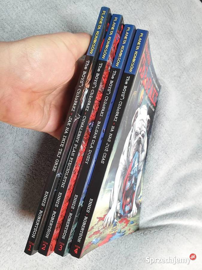Chłopaki The Boys zestaw 4 komiksów pomorskie Gdynia