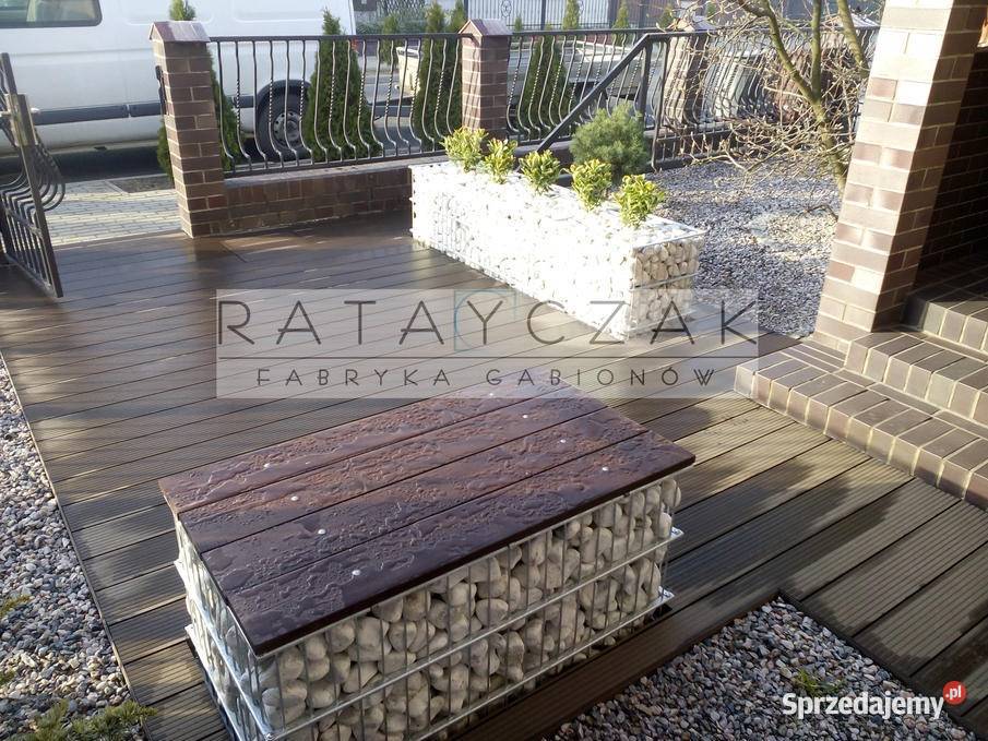 Meble ogrodowe meble do ogrodu stół gabiony kujawsko-pomorskie Toruń