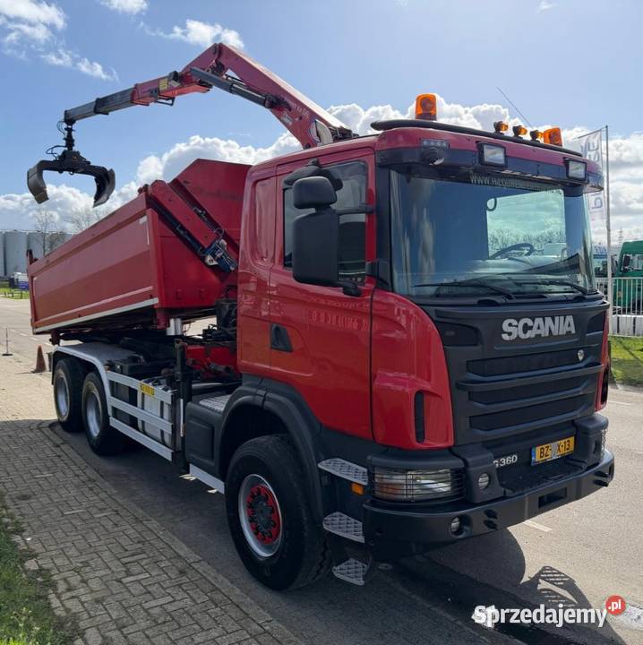 Scania wywrpoka 6x6 z dzwigiem Warszawa sprzedam