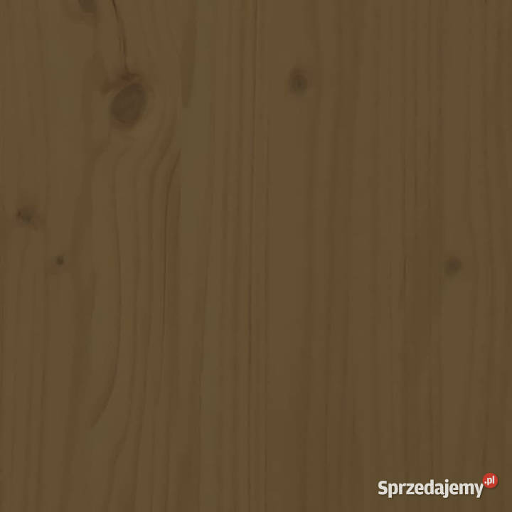 Biurko miodowy brąz 110x53x117 lite drewno