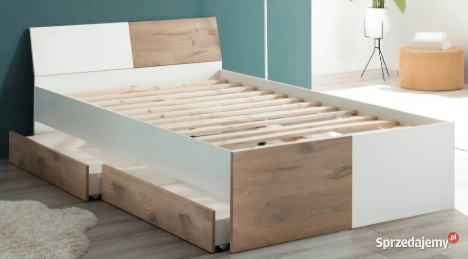 Łóżko jednoosobowe Alex 120x200 124cm Poznań