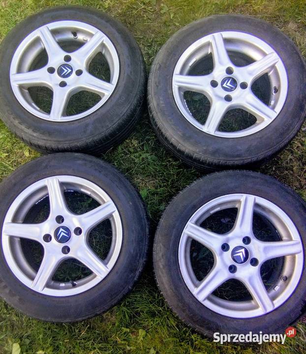 Alufelgi 4x108 15 z oponami 18565 15 w stanie Węgrów