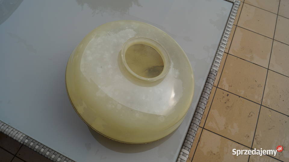 Przedwojenny klosz do ampli marmurek Mrowino