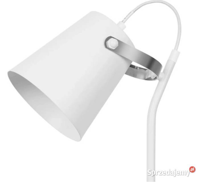 Lampa podłogowa stojąca Hayle biała 146 Pasłęk