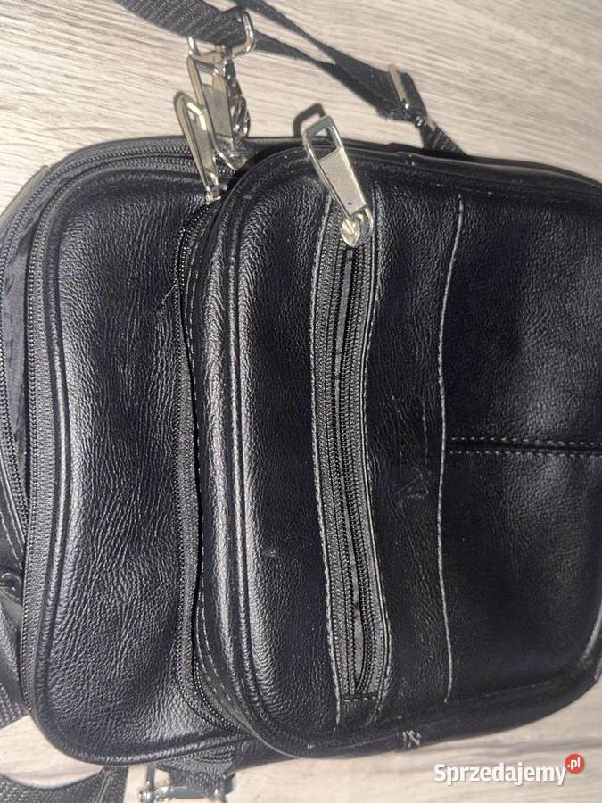 Saszetka męska duża dwie komory L Łódź