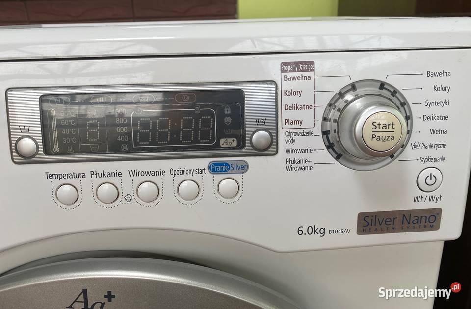 Pralka SAMSUNG Silver Nano Helath System 6 Przeworsk