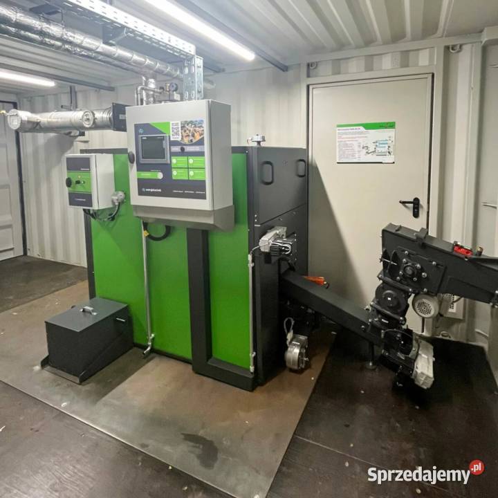 Kotłownia Kontenerowa Piec na Trociny Zrębki Kotły i Piece CO Kożuchów