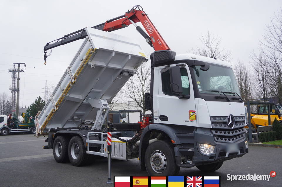 MercedesBenz Arocs 2636 6x4Wywrotka 2stronnaHDS blokada mostu Kraków