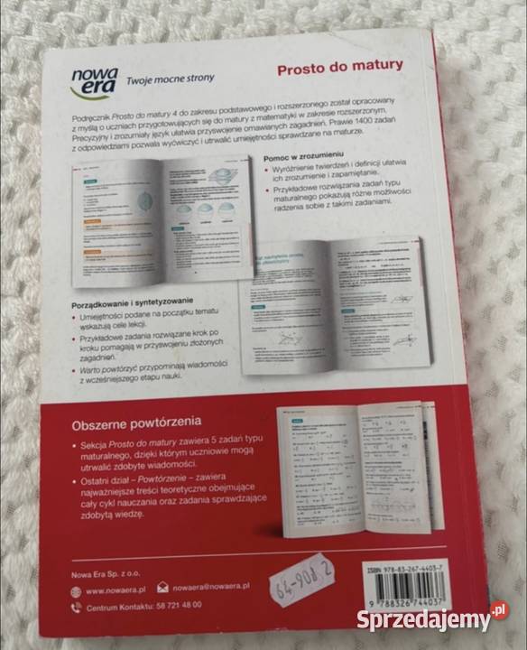 Matematyki Prosto do matury cz4 Zakres