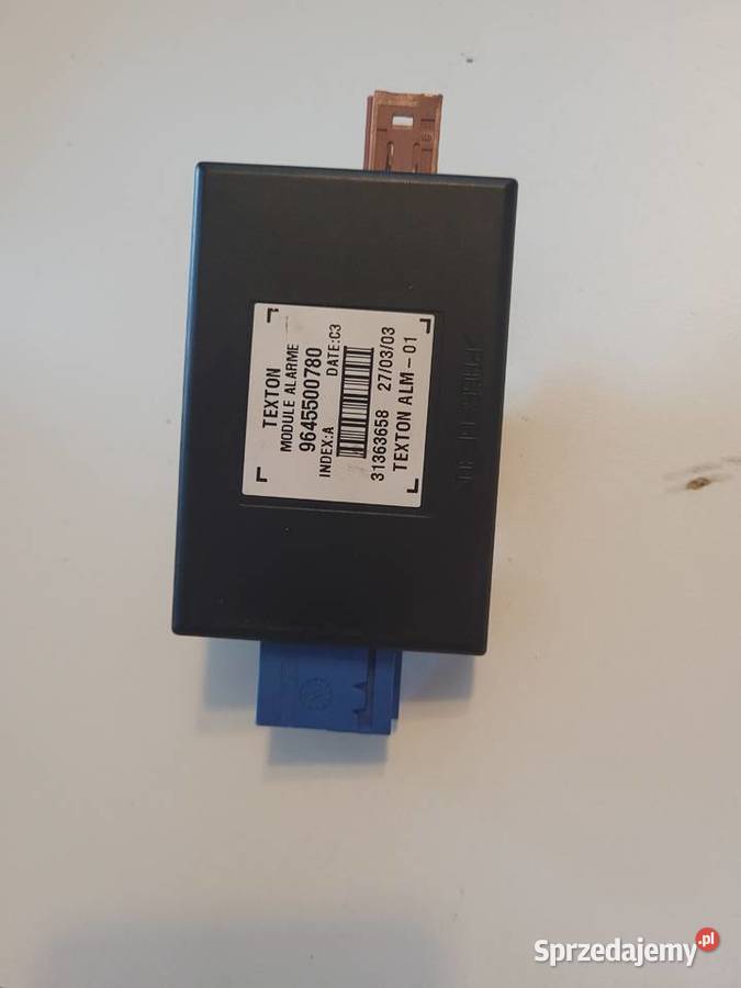 MODUŁ ALARMU CITROEN C5 I 9645500780 panele sterowania, przełączniki Lublin