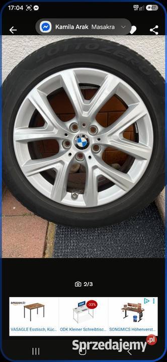 Koła aluminiowe alufelgi 17 BMW X1 F48 X2 F39 Samochodowe