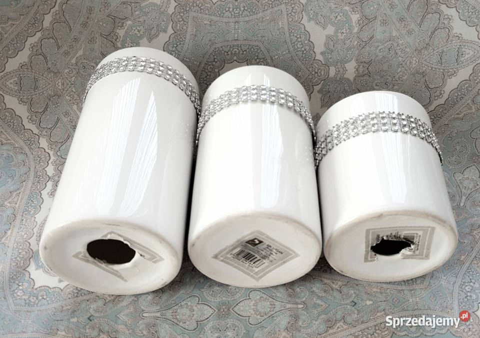 Komplet ceramicznych świeczników tealight Ruda Śląska