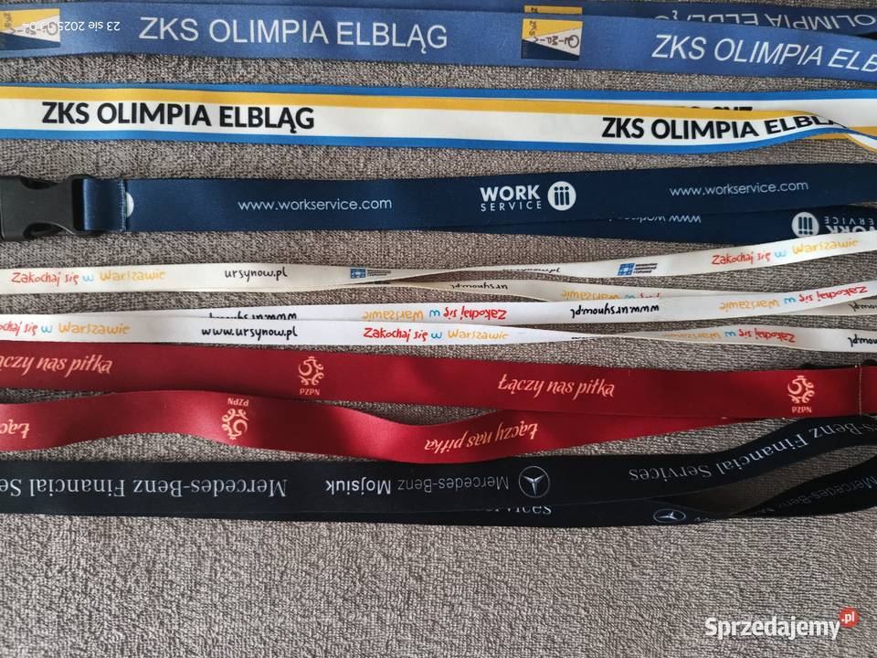 8 smyczy firmowo okolicznościowych wielkopolskie Wronki