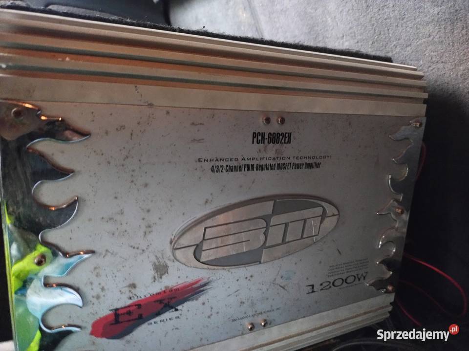 Tuba samochodowa z wzmacniaczem 1200w Brzostek