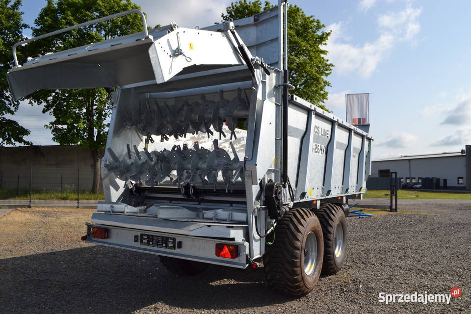 Rozrzutnik obornika N2641 14 T CYNKOMET nieuszkodzony Olesno