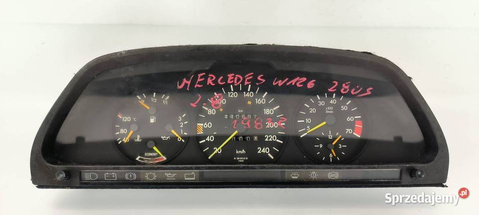 LICZNIK ZEGAR MERCEDES W126 Lipno sprzedam