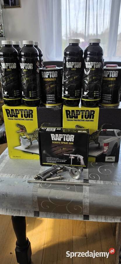 RAPTOR BIAŁY 2x4L Lakiery sprzedam