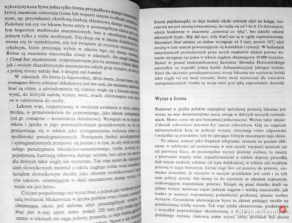 Zarys leksykologii i leksykografii polskiej lubelskie Chełm