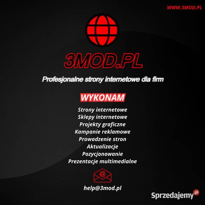 Profesjonalne strony internetowe 3MOD teraz w
