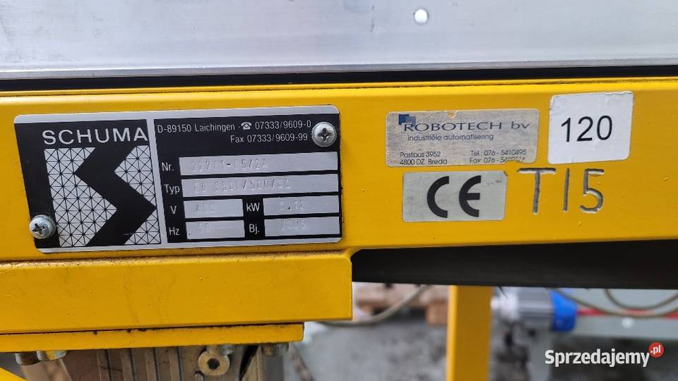 Taśmociąg prosty przenośnik taśmowy płaski Białogard