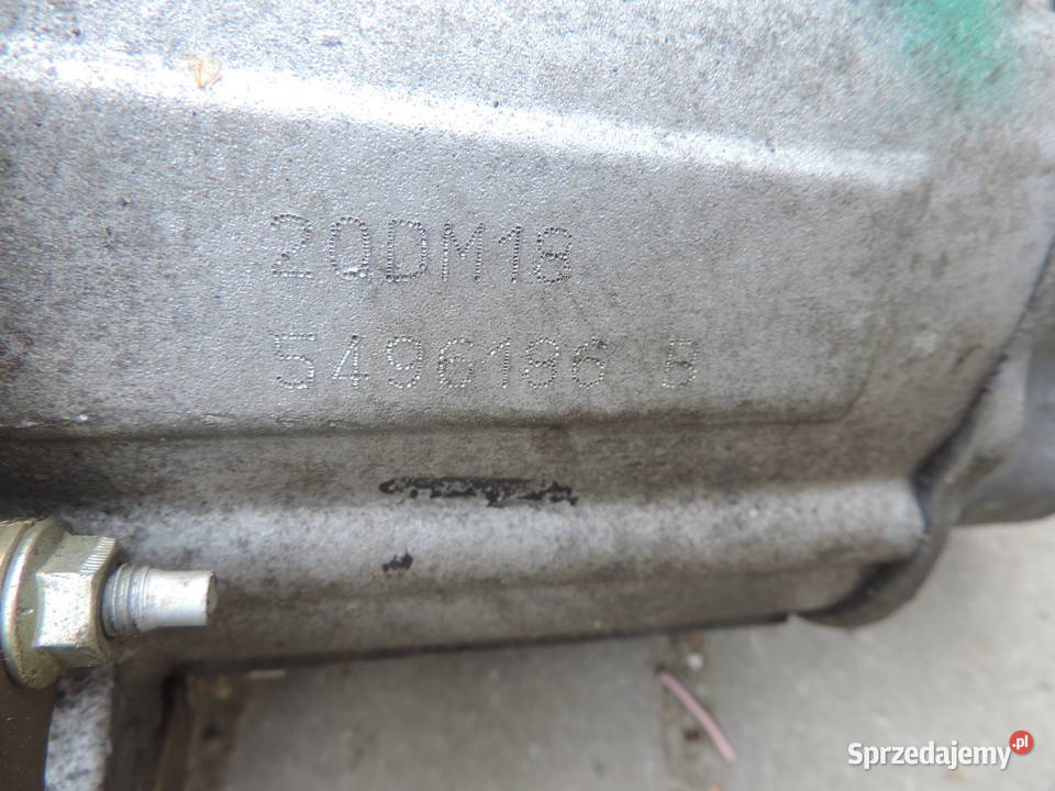Skrzynia Biegów 20DM18 20 HDI 90 Peugeot 206 Rok produkcji 2002 małopolskie Nowy Sącz